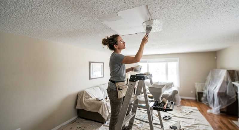 Ceiling Texture Removal